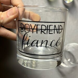 Newly Engaged Gift Fiancé Drink Glasses